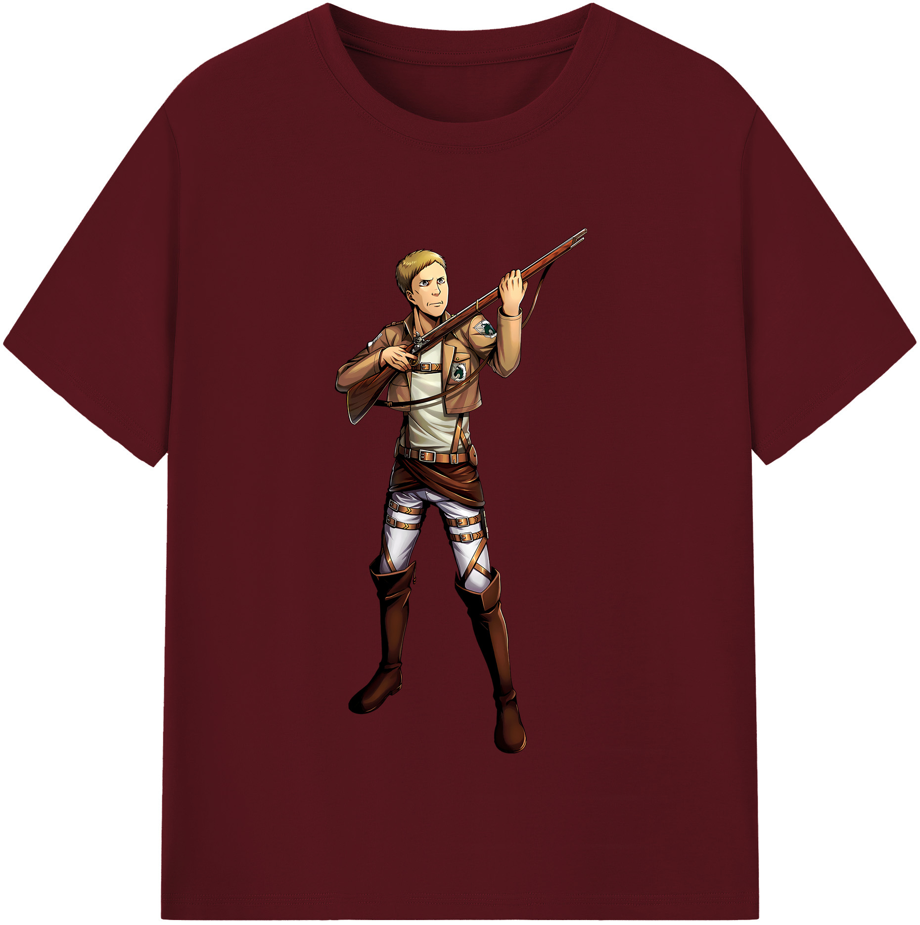 （画像用） 進撃の巨人 Attack on Titan 綿100％半袖Tシャツ（フロントプリント）